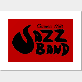 Canyon Hills Jazz Band (light colors) Posters and Art